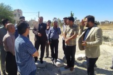 بازدید فرماندار از پروژه های عمرانی شهرستان