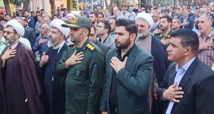 اعلام انزجار مردم شهرستان اسلام آبادغرب از رژیم صهیونیستی