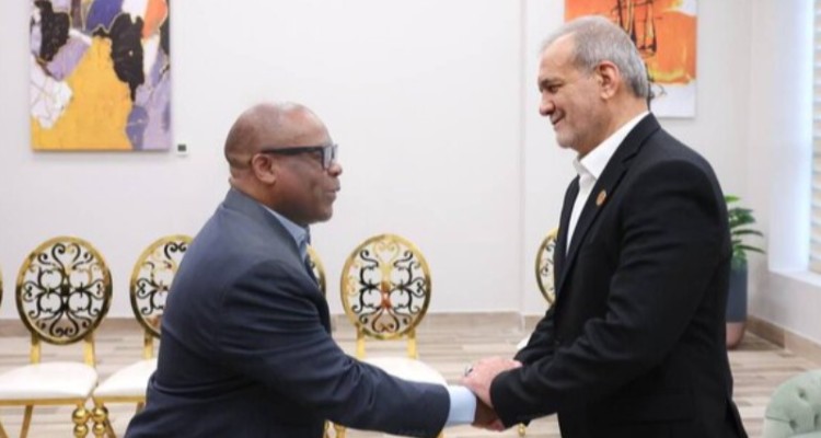 دیدار پزشکیان و دبیرکل دی۸