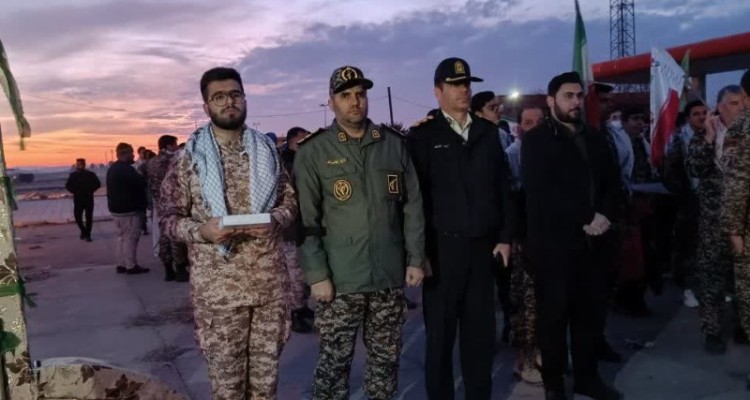 اعزام بسیجیان اسلام‌آبادغرب به رزمایش پیامبر اعظم ۱۹