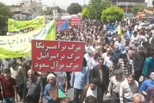 راهپیمایی با شکوه روز جهانی قدس در اسلام آبادغرب/ عاشقان مبارزه با صهیونیسم