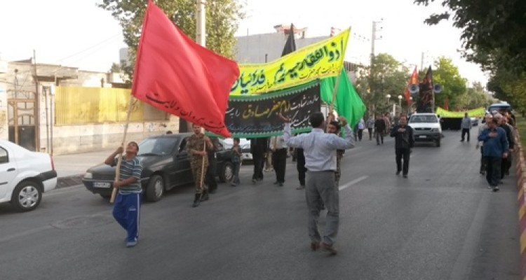 مراسم شهادت حضرت امام صادق (علیه السلام) در اسلام آبادغرب برگزار شد +عکس