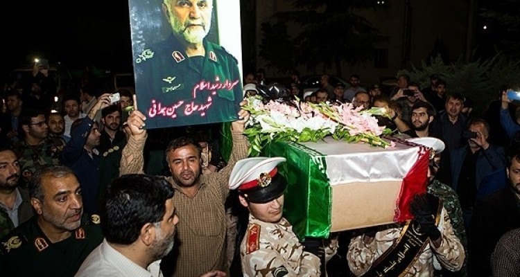 چشمان سرخ فرماندهان در استقبال از امیر ایرانی دمشق