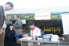 خدمات رسانی هلال احمر اسلام آباد غرب به زوار اربعین