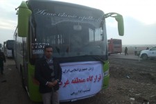 اعزام یگان اتوبوس تیپ181 زرهی ارتش به مرز مهران جهت تردد زائرین اربعین حسینی