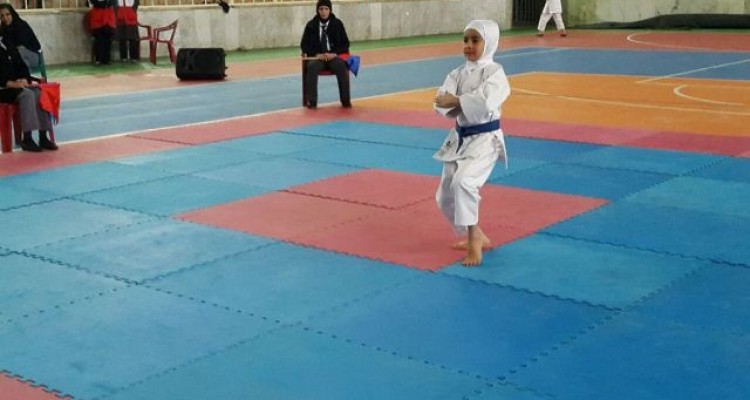 کسب مقام دوم مسابقات قهرمانی استان کاراته بانوان توسط بسیج دانشجویی اسلام آباد غرب