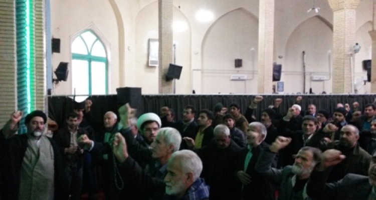 برگزاری مراسم محکومیت اعدام شیخ نمر در اسلام آبادغرب