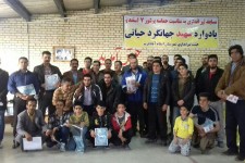 مسابقه تیراندازی داخل سالن تفنگ و تپانچه در اسلام آبادغرب برگزار شد