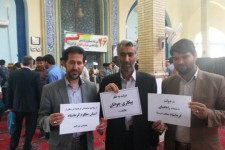 تداوم پیوستن مردم اسلام آبادغرب به کمپین حمایت از نمایندگان کرمانشاه