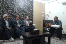 عیادت مسئولین اسلام آبادغرب از مصدوم عملیات تروریستی در شهرستان