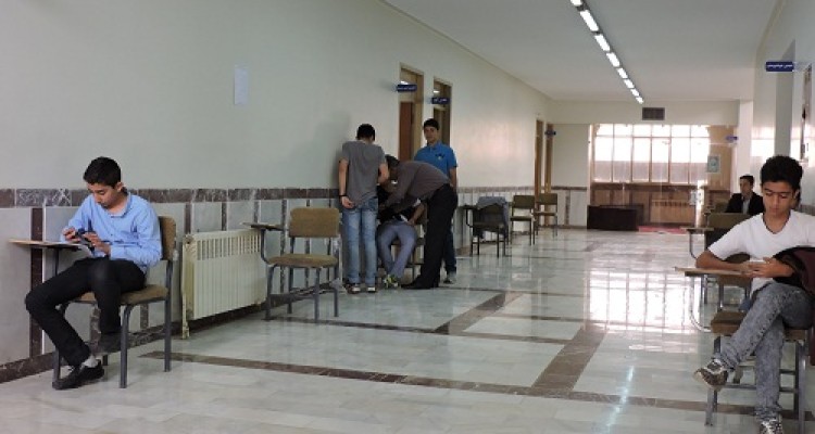  آزمون خوشنویسی در اسلام آباد غرب برگزار شد