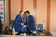 مراسم تودیع و معارفه بخشدار حمیل برگزار شد