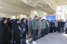 دیدار با امام جمعه شهرستان/غبارروبی مزار شهدای اسلام آبادغرب