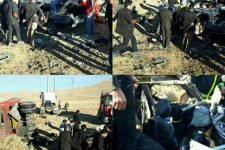 حادثه رانندگی در محور حمیل به اسلام آبادغرب ۲ کشته و زخمی برجای گذاشت+تصویر