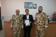 دیدار فرمانده تیپ 181زرهی ارتش با دادستان و رییس دادگستری اسلام آبادغرب+عکس 