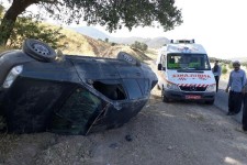 واژگونی خودرو پراید در جاده سوران اسلام آبادغرب+عکس