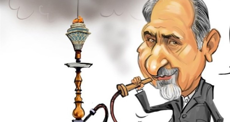 تهران را پایتخت قلیان جهان می‌کنم!/کارتون