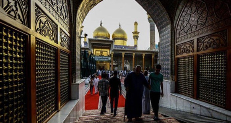 حرمین شریفین کاظمین سیاه‌پوش شد/تصاویر