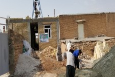 کمک به ساخت خانه مستضعفین در اردوی جهادی اسلام آبادغرب +تصاویر