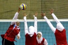 مسابقات والیبال قهرمانی دختران کشور در کرمانشاه آغاز شد