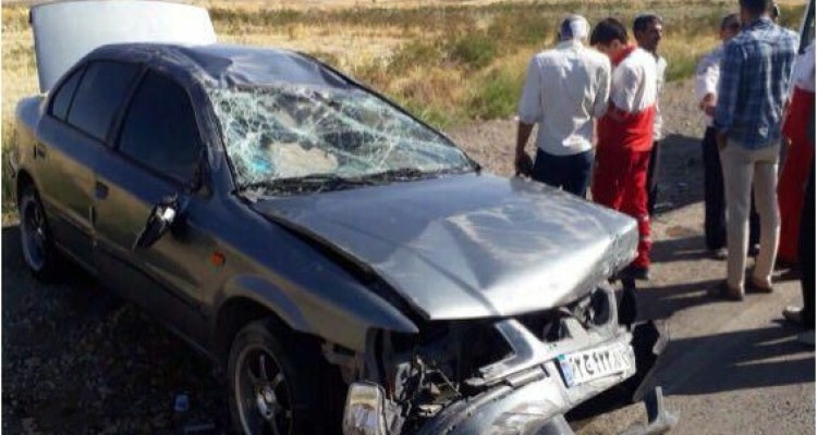 حادثه رانندگی در محور کرمانشاه به اسلام آبادغرب 2 مصدوم برجای گذاشت + تصاویر