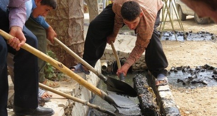 اردوهای جهادی بسیج همیار دستگاه های اجرایی اسلام آبادغرب+تصاویر