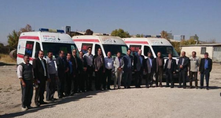 افزودن 3دستگاه آمبولانس به ناوگان فوریت‌های پزشکی اسلام آبادغرب