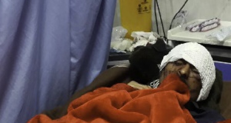 مصدومین زلزله شب گذشته در بیمارستان+ عکس