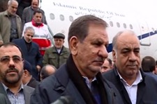 بازدید جهانگیری از مناطق زلزله زده کرمانشاه + فیلم 