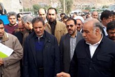 عذرخواهی جهانگیری برای حضور با کفش در چادر زلزله‌زدگان