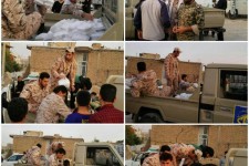 تصاویری از خدمات رسانی نیروهای گردان امام حسین(ع) اسلام آبادغرب به روستاهای زلزله زده سرپل ذهاب