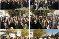 تظاهرات ضد استکباری در اسلام آبادغرب+ تصاویر