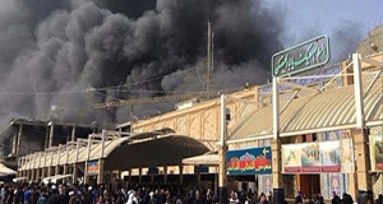 جزئیات آتش سوزی هتل زائران ایرانی در نجف اشرف + فیلم 