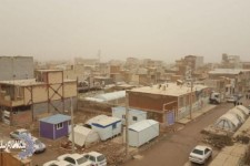 ورود گردوغبار به آسمان سرپل ذهاب/دید افقی به کمتر از یک هزار متر کاهش یافت