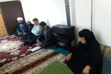 دیدار مسئولین شهرستان با خانواده شهدا در اسلام آبادغرب+تصاویر