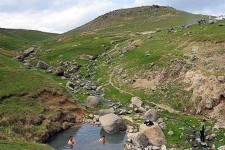 آب گرم درمانی ناب در روستای سردابه/تصاویر
