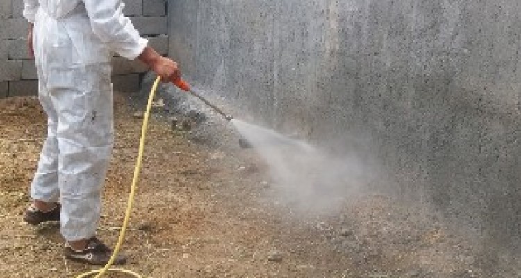 سمپاشی بیش از 182هزار متر جایگاه دام  در شهرستان اسلام آبادغرب