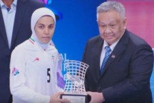 سارا شیر بیگی خانم گل مسابقات فوتسال قهرمانی آسیا شد.