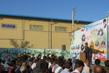 مراسم آبروی محله یادواره  شهیدان قادر و تیمور گرامی در اسلام آبادغرب برگزار شد+تصاویر