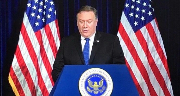 سخنان تکراری وزیر خارجه آمریکا در جمع آمریکایی‌های ایرانی‌تبار 