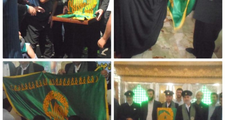 میزبانی مردم اسلام آباد غرب از خدام و پرچم امام رضا(ع)+ تصاویر
