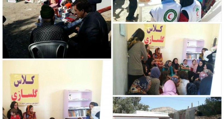 برپایی اردوی جهادی در مناطق محروم شهرستان دالاهو+عکس