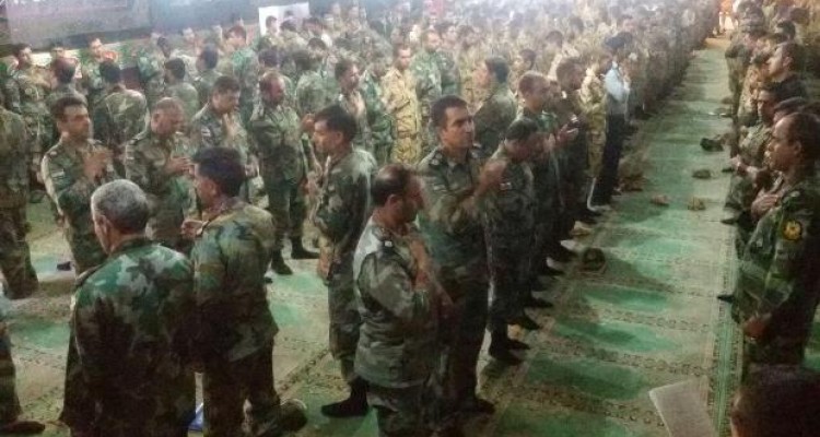 برگزاری عزاداری  پرشور حضرت اباعبدالله الحسین در تیپ 181 ارتش اسلام آبادغرب