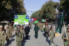 برگزاری رژه پیاده و خودرویی اقتدار عاشورایی بسیج در اسلام آبادغرب+تصاویر