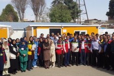 برگزاری مانور آمادگی بحران در بیمارستان اسلام آبادغرب+تصاویر