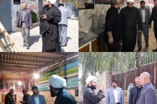 آماده سازی زائر سرای امام حسین (ع) در ورودی شهر اسلام آبادغرب 