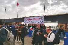 تصاویری از خدمت رسانی موکب تیپ 181 ارتش اسلام آبادغرب در مرز مهران