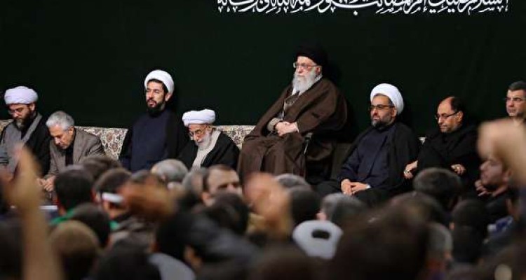 مراسم عزاداری اربعین حسینی(ع) با حضور هیئت‌های دانشجویی در حسینیه امام خمینی(ره) 