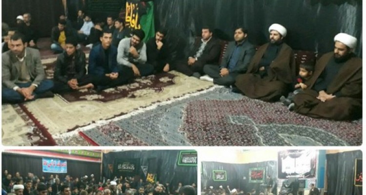 برگزاری مراسم عزاداری شب رحلت پیامبر اکرم (ص) و شهادت امام حسن مجتبی(ع) در اسلام آبادغرب+ تصاویر