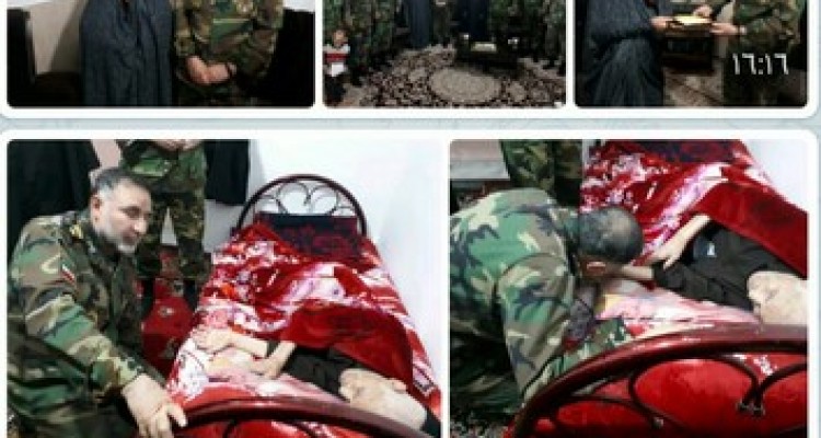  دیدار فرمانده نیرو زمینی ارتش با خانواده شهدا در اسلام آبادغرب+ تصاویر